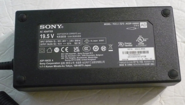 SONY AC Adapter ACDP-160D02, 19.5V 8.21A