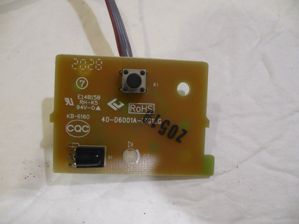 TCL 43S433 TV BUTTON / WIFI BOARD 40-D6001A-1RG1LG