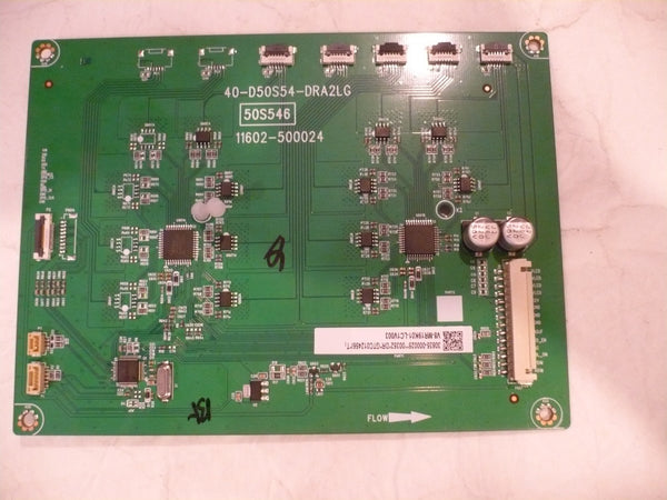 TCL 50S555 TV LED DRIVER BOARD 30835-000025 / 40-D50S54-DRA2LG