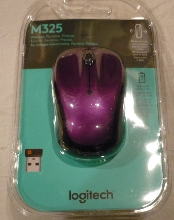 LOGITECH M325 WIRELESS MOUSE SILVER (910-005483)
