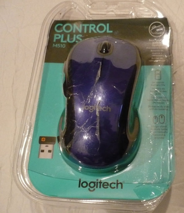 LOGITECH M510 WIRELESS MOUSE BLUE