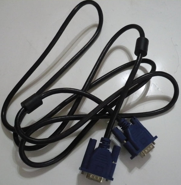 REPLACEMENT MONITOR VGA CABLE, 5 FT, BLACK