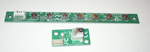 HANNSPREE HSG1102  TV BUTTON AND IR BOARD   60EB0GR10C01P / 60EB12K10B01P