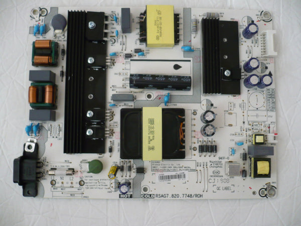 HISENSE 43R6E TV POWER SUPPLY BOARD 247559 / RSAG7.820.7748/ROH