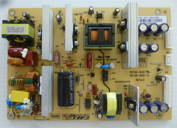 HITEKER QTC37A5F TV POWER SUPPLY BOARD RE46HQ1502 /RS150-4H01