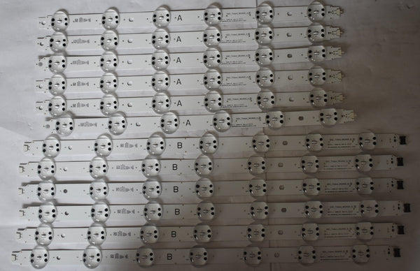 LG 86UN8570PUC TV LED STRIPS(12) SET EAV64091901 / EAV64092001 / SSC TRIDENT 86UK65 A, SSC TRIDENT 86UK65 B