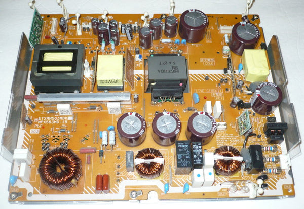 MAXENT MX42X3 PLASMA TV POWER SUPPLY BOARD ETXMM563MDK /   NPX563MD-1C
