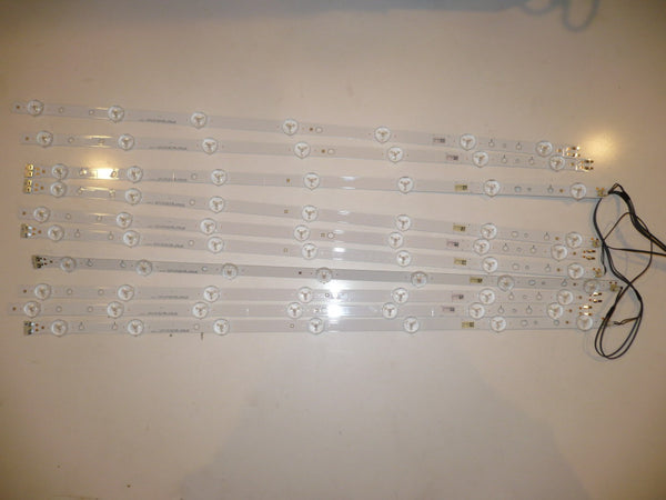 SAMSUNG UN55J6201AFXZA TV LED ASSEMBLY LM41-00001P, LM41-00001N