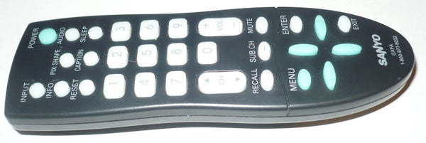 SANYO GXFA ORIGINAL TV REMOTE CONTROL