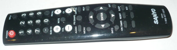 SANYO GXHA ORIGINAL TV REMOTE CONTROL
