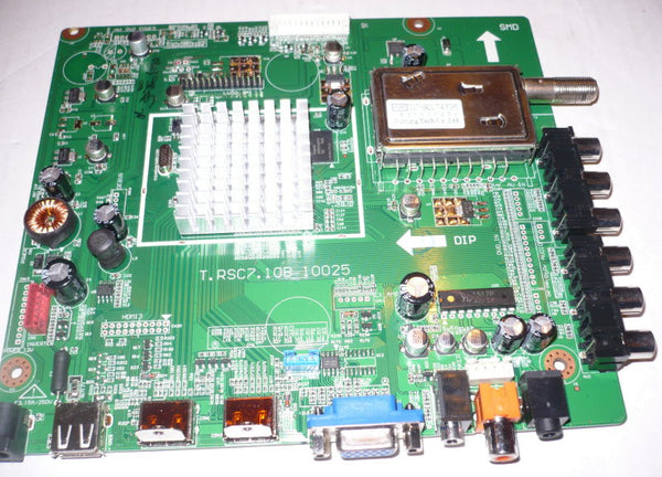 SCEPTRE E195BVHD  TV MAINBOARD   T.RSC7.10B 10025 / KB-6160