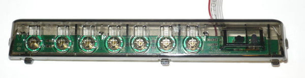 SCEPTRE E32 TV BUTTON AND IR BOARD G166D638A