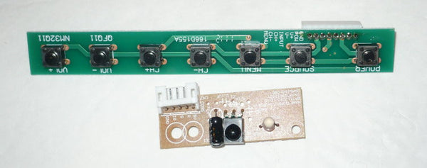 SCEPTRE X322BV-HD TV BUTTON & IR BOARD 166D155A, 166S1469