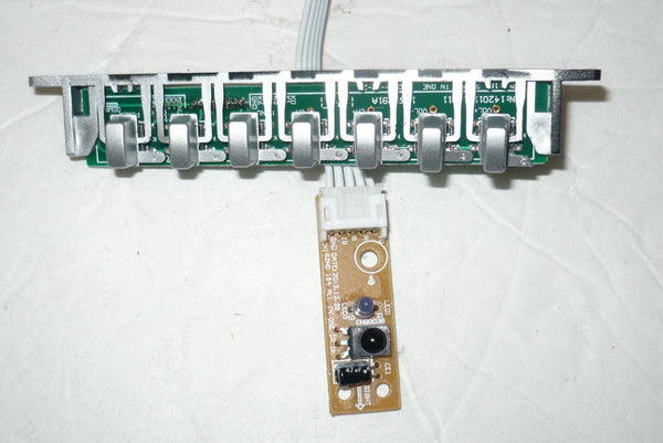 SCEPTRE X505BV-FMDR TV BUTTON AND IR BOARD 166D291A, CHQ0038