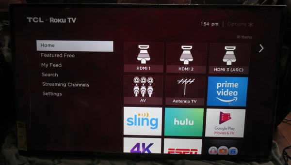 USED TCL 50S421 Television Grade C