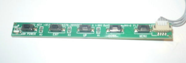 V7 L21500WDS-9N MONITOR BUTTON BOARD 1972 KEY-V1.1